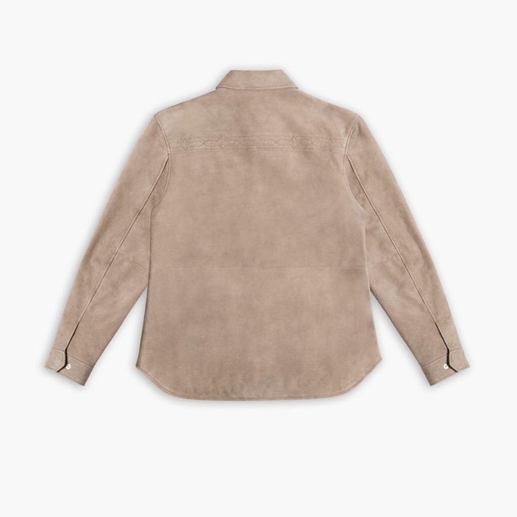 Dakota Shirt Jacket | Taupe - Image 6