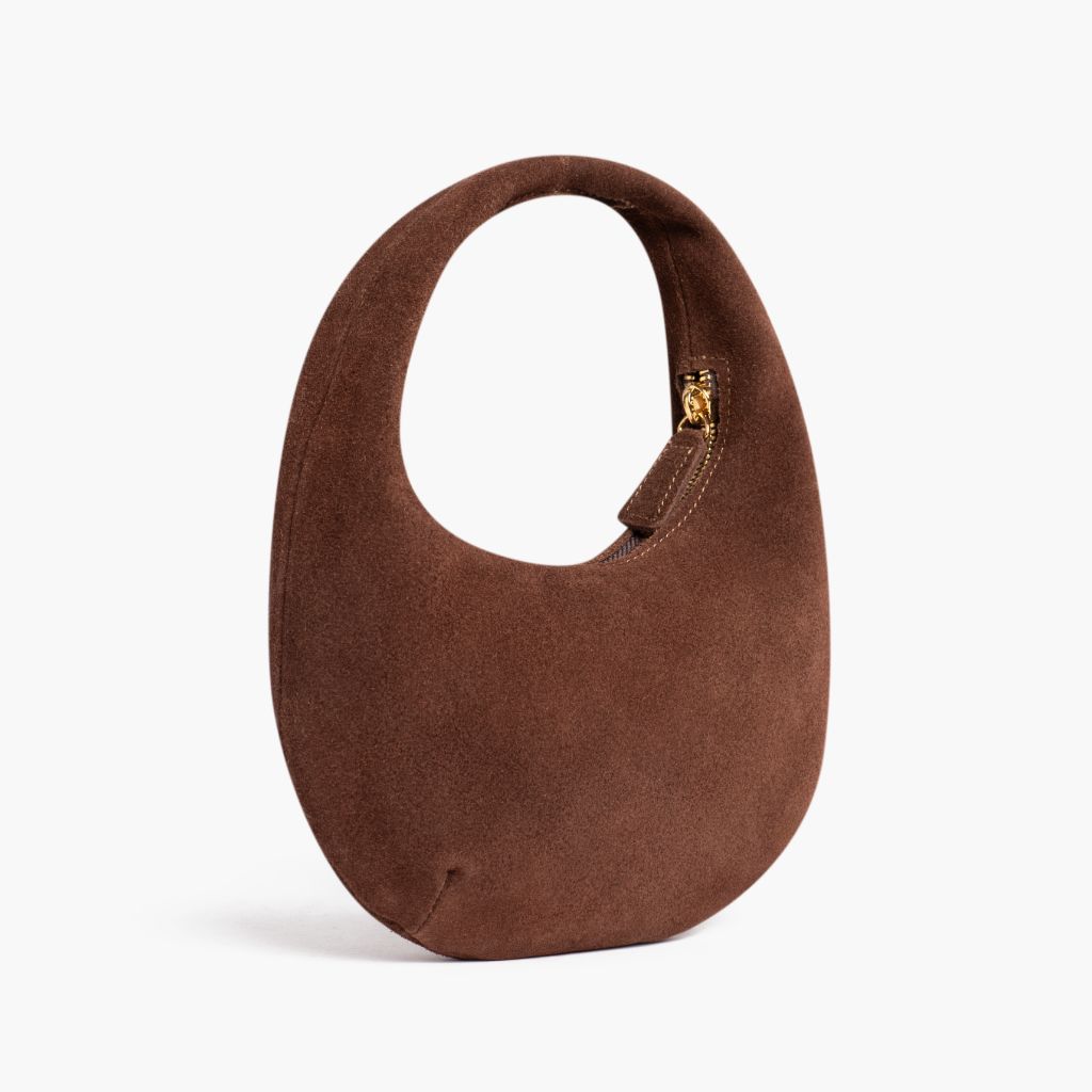 Mini Crescent | Chocolate Suede - Image 2