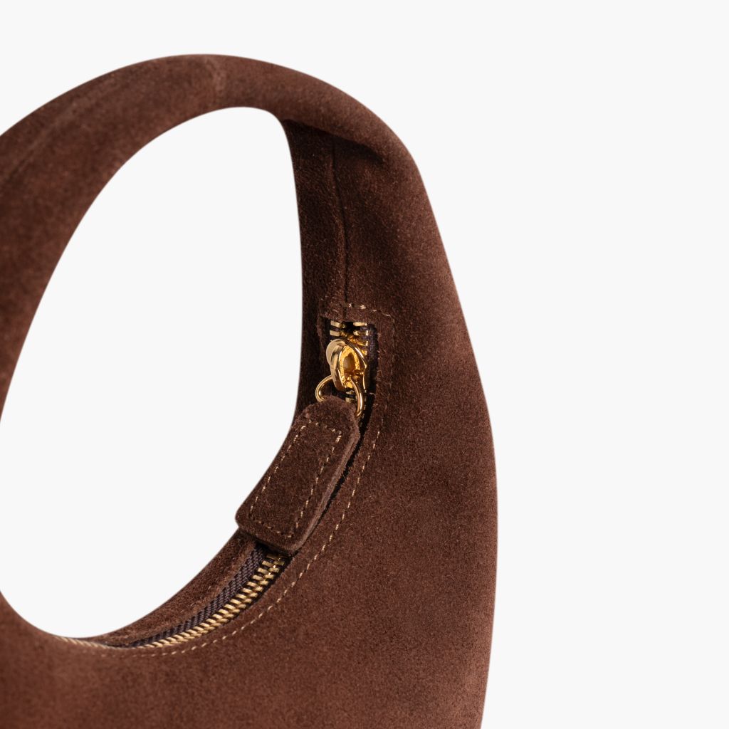 Mini Crescent | Chocolate Suede - Image 4