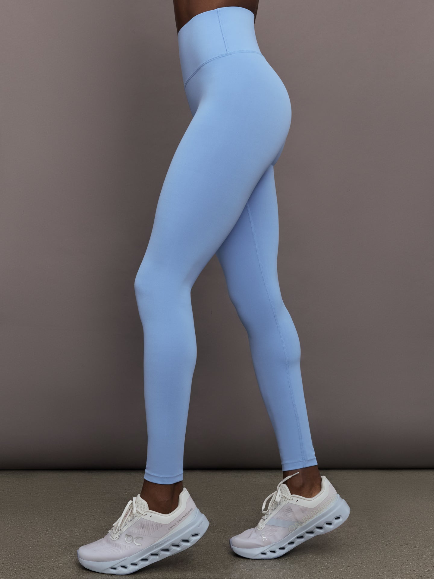 High Rise Full-Length Legging in Diamond Compression - Serenity - Image 3