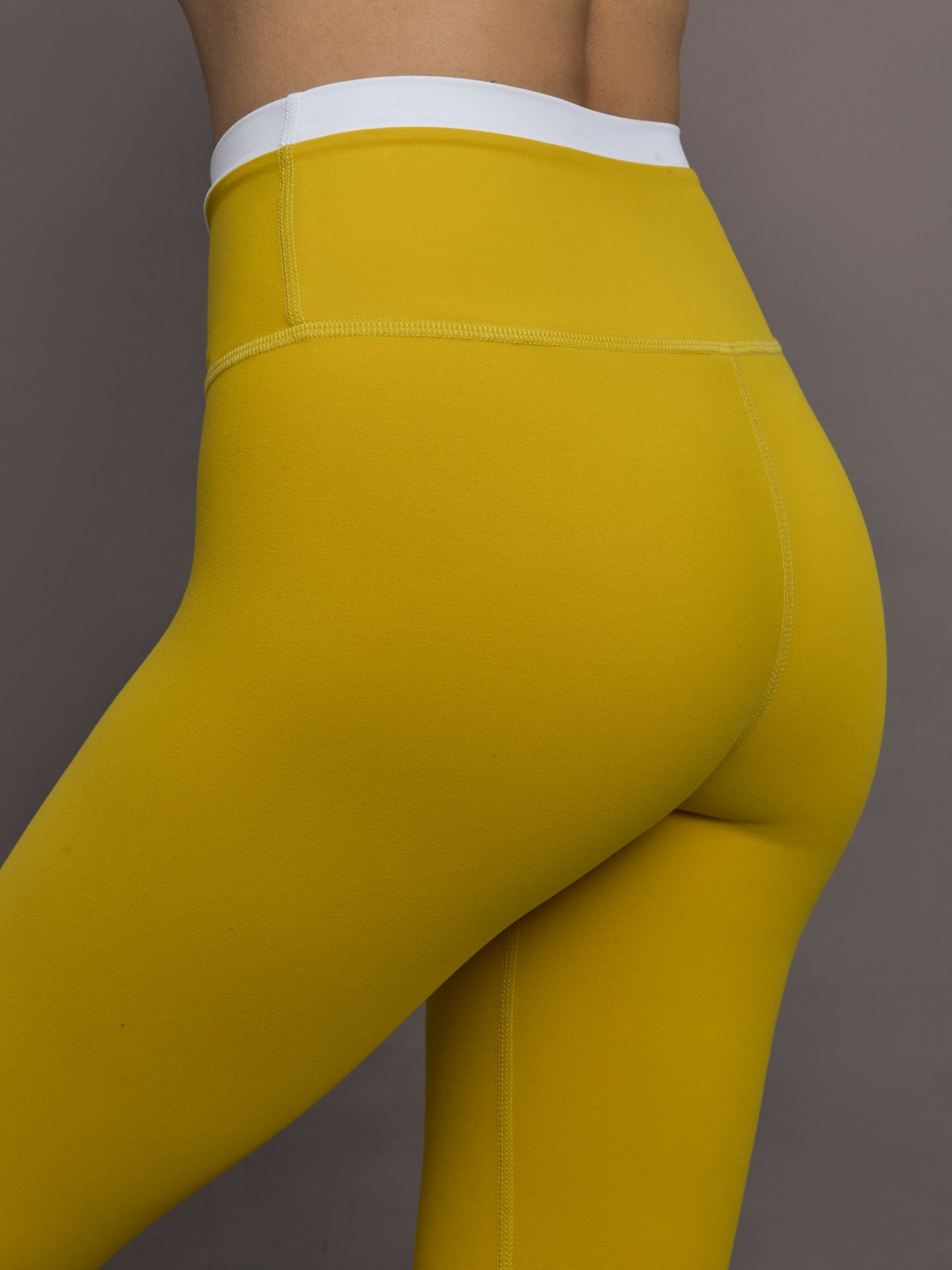 Contrast Waistband Legging in Melt - Mango Mint/ White - Image 5