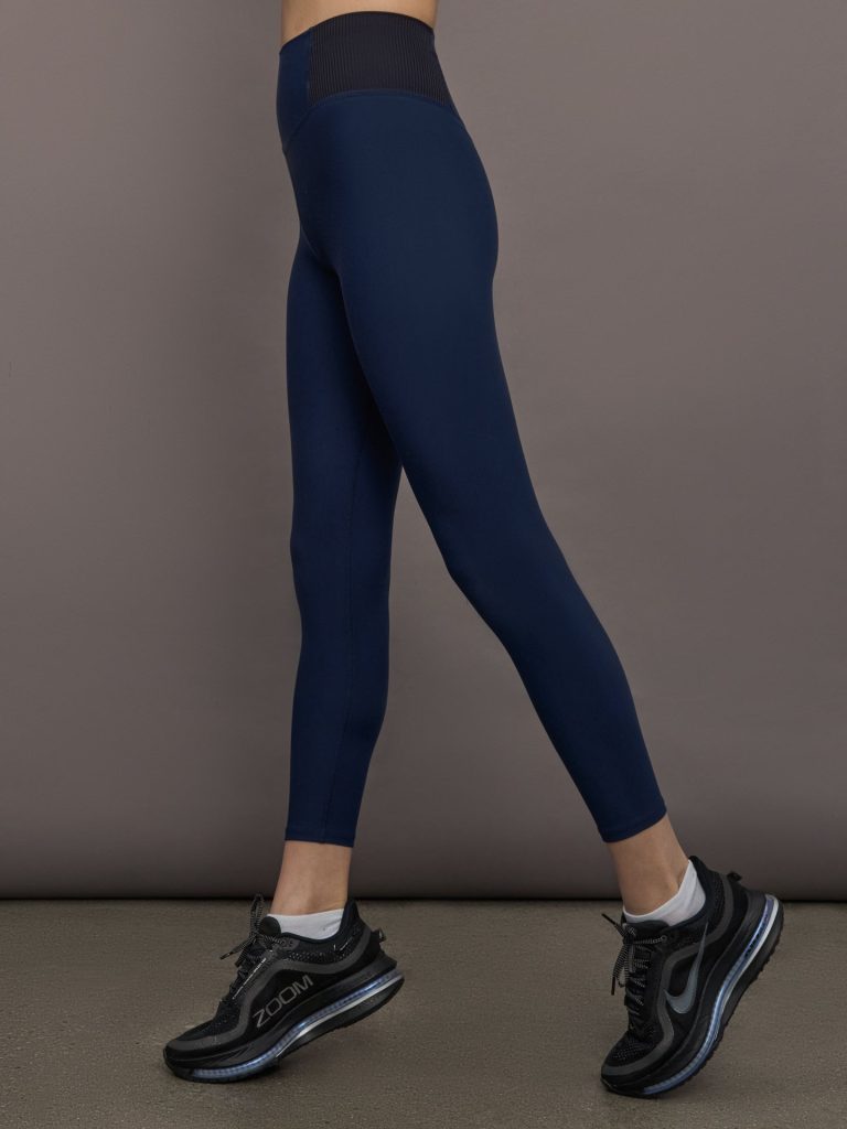 Seamed Legging in Melt - Navy/Black