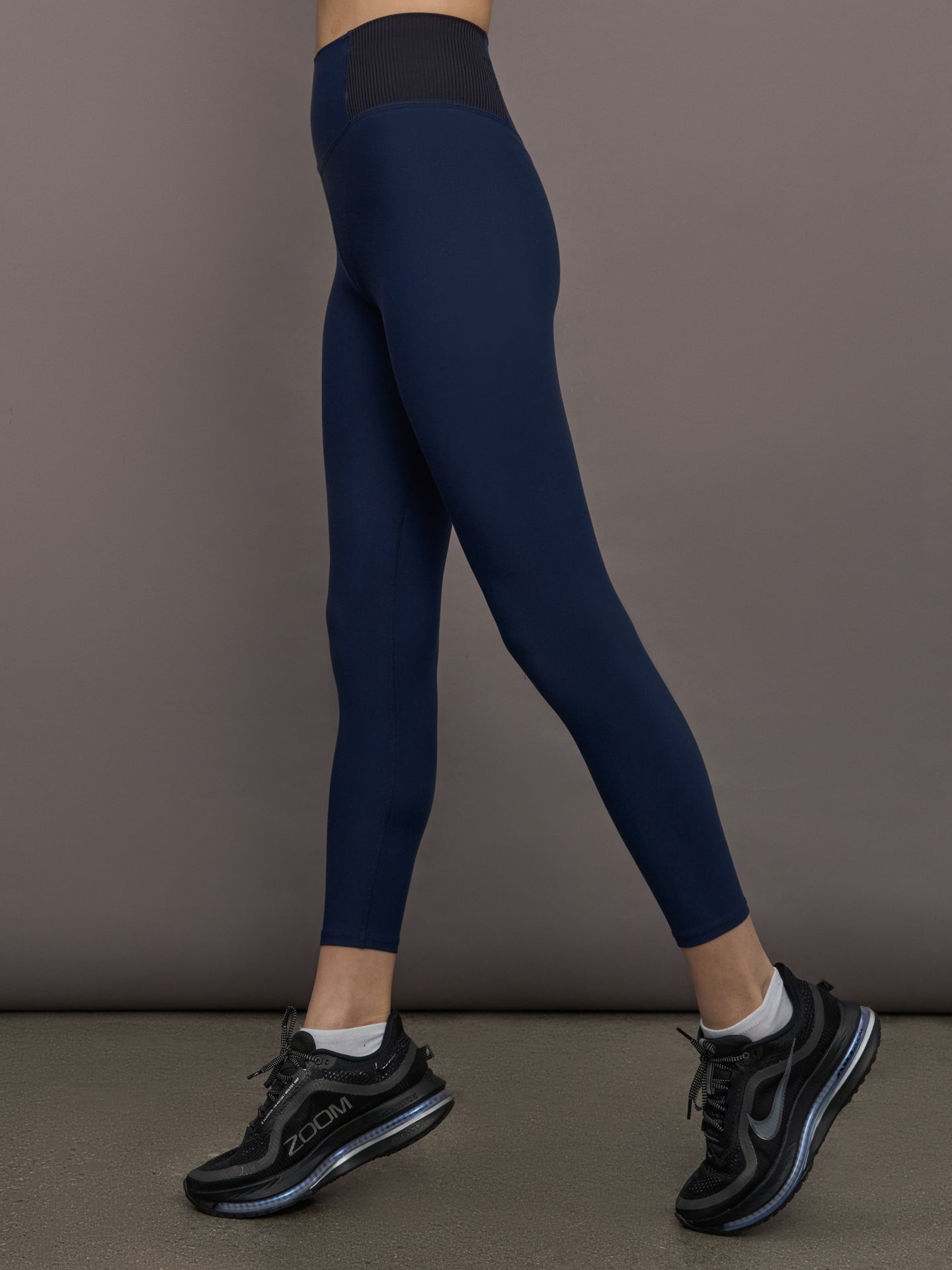 Seamed Legging in Melt - Navy/Black