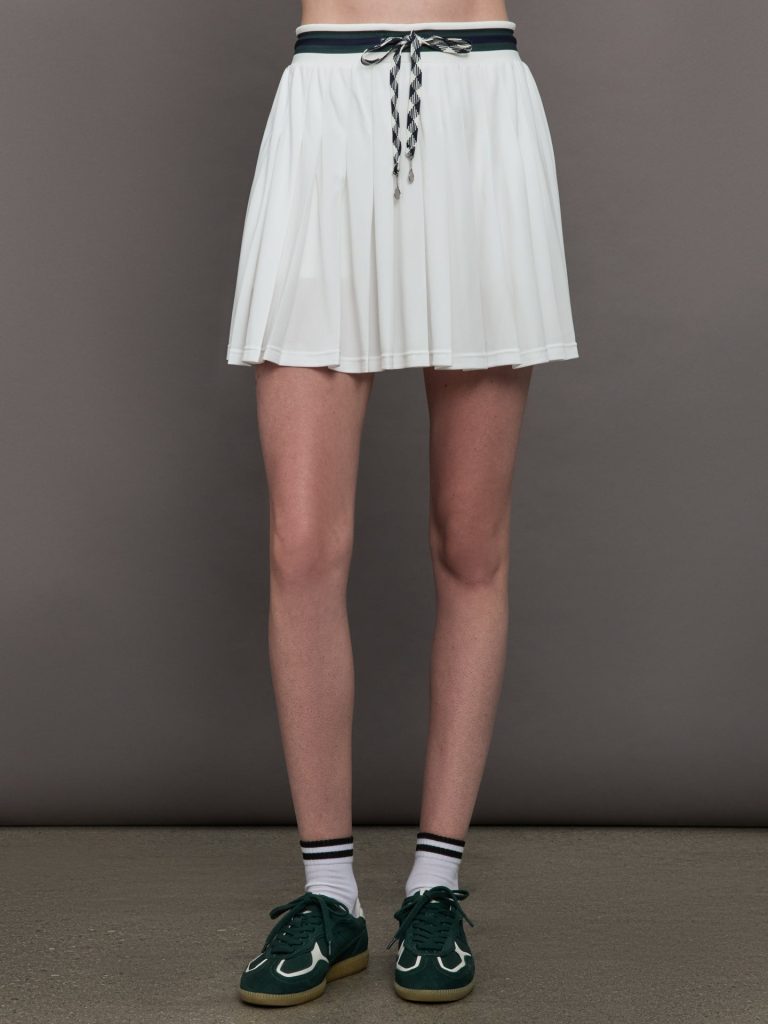Laver Cadiz Pleated Skirt - White