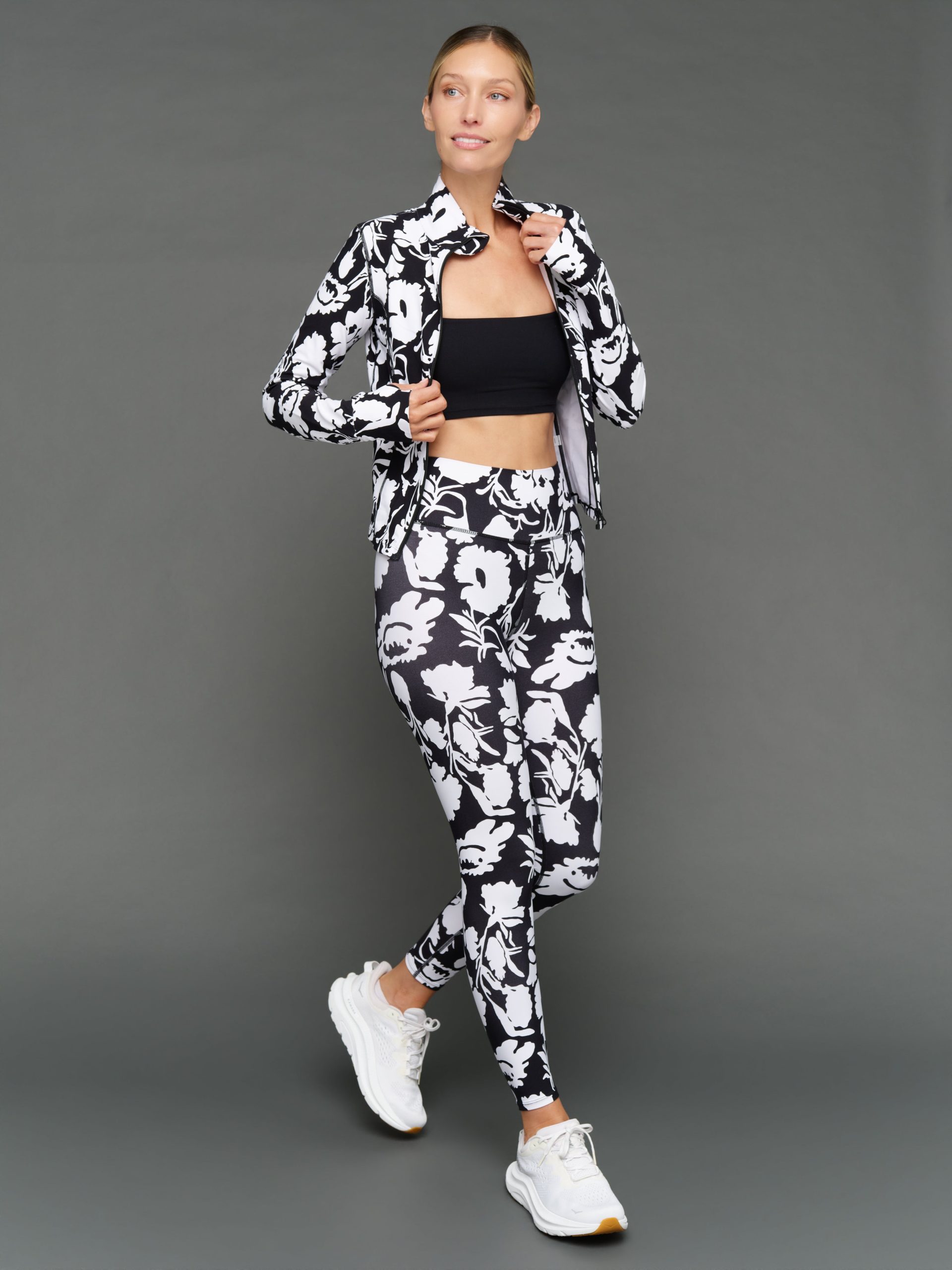 Floral Print Legging in Melt - Floral Print - Image 2