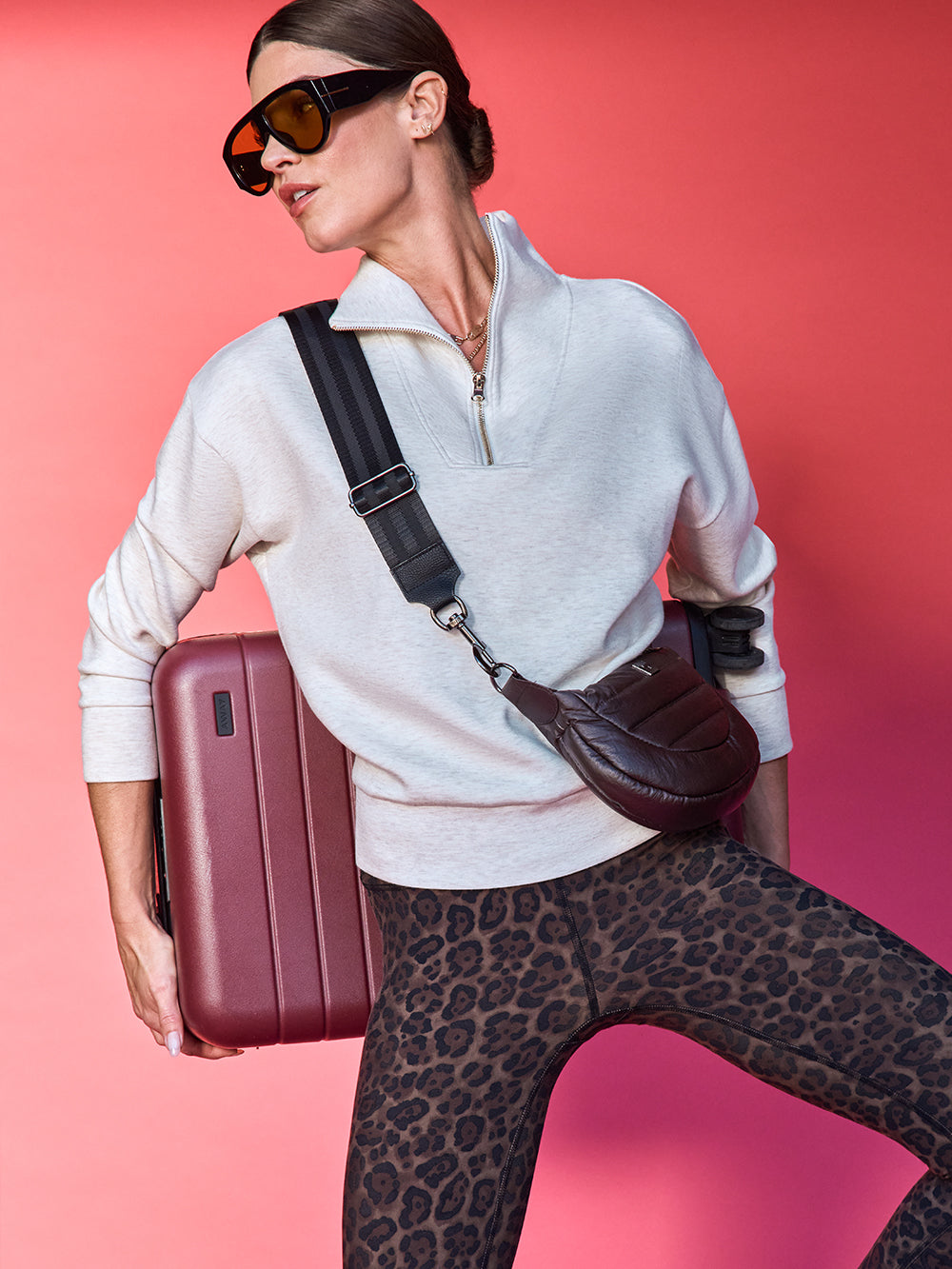High Rise Legging in Melt - Leopard Print - Image 7